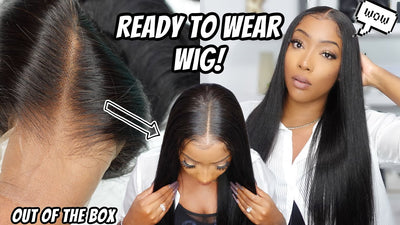 Straight Film Lace Wig Quick Installation Ft MsCici Hair @Kaviar
