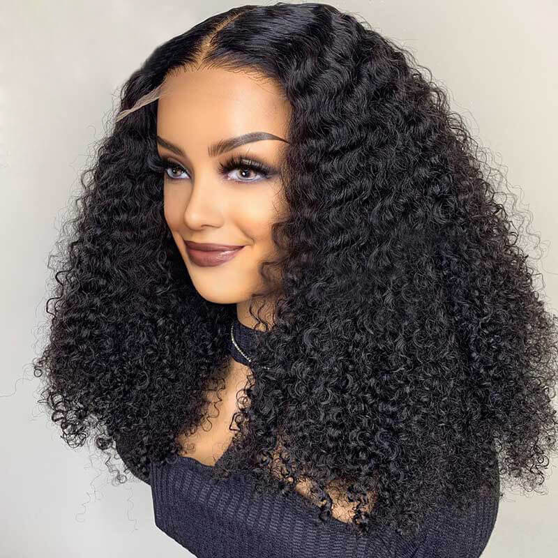 Deep Curly 5x5 HD Lace Closure Wig Pre Plucked Natural Hairline [SCW07]