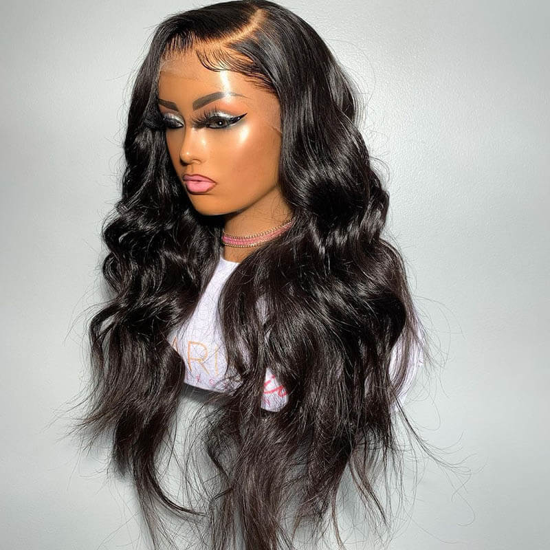 *New Film Lace Ready To Wear 13x6 Undetectable Body Wave Pre-Plucked Lace Front Wigs [SLW02]