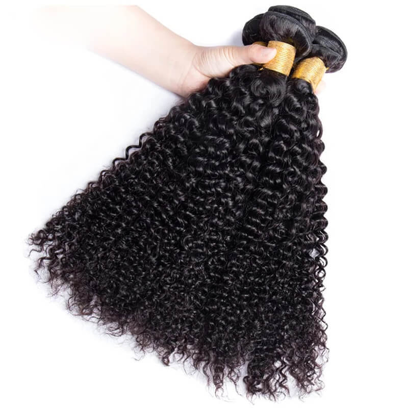 Hair Bundles Kinky Curly Unprocessed Virgin Human Hair Extensions 3Pcs Lot