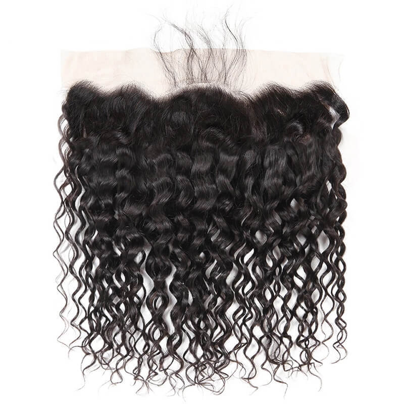 HD Lace Closure/Frontals Water Wave Unprocessed Virgin Human Hair