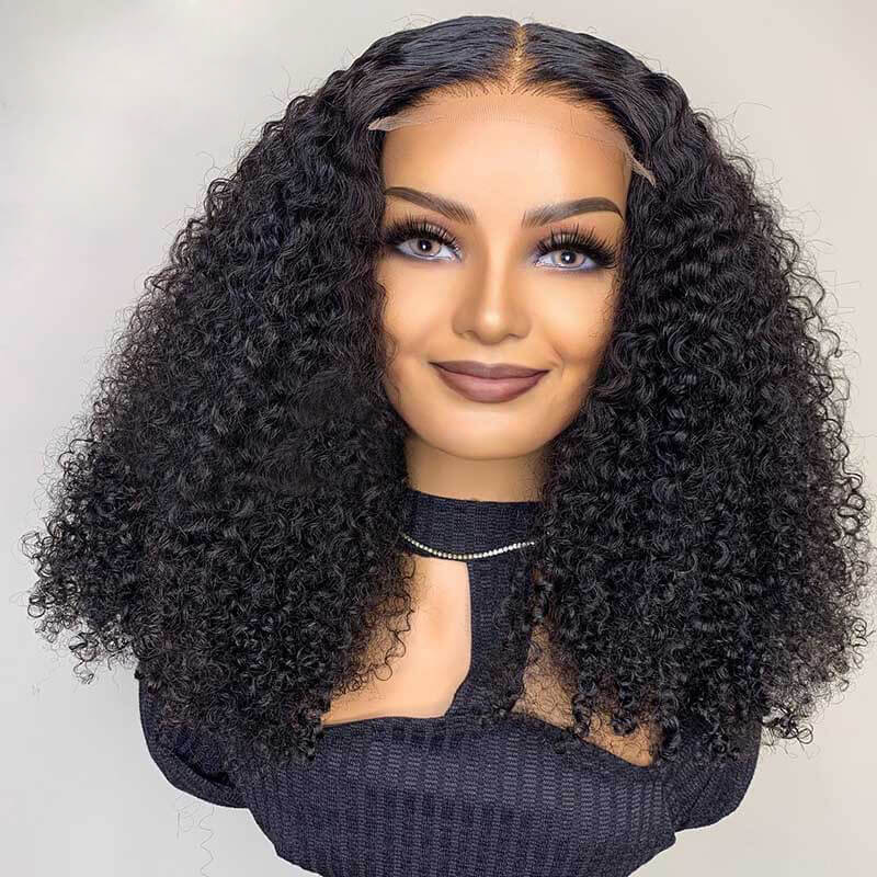 Deep Curly 5x5 HD Lace Closure Wig Pre Plucked Natural Hairline [SCW07]