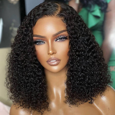 5x5 HD Water Wave Bob Closure Wig Bleached Knots Undetectable Lace [BOB04]