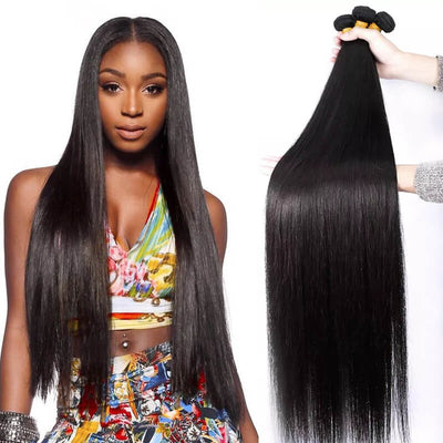 Hair Bundles Straight Unprocessed Virgin Human Hair Weft 3Pcs Lot